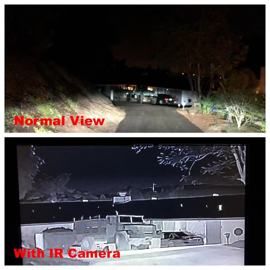 SPEEDIR Thermal Vision Automobile Digital Sensor Night System Imaging Driving Camera IR Infrared Heat Assistant