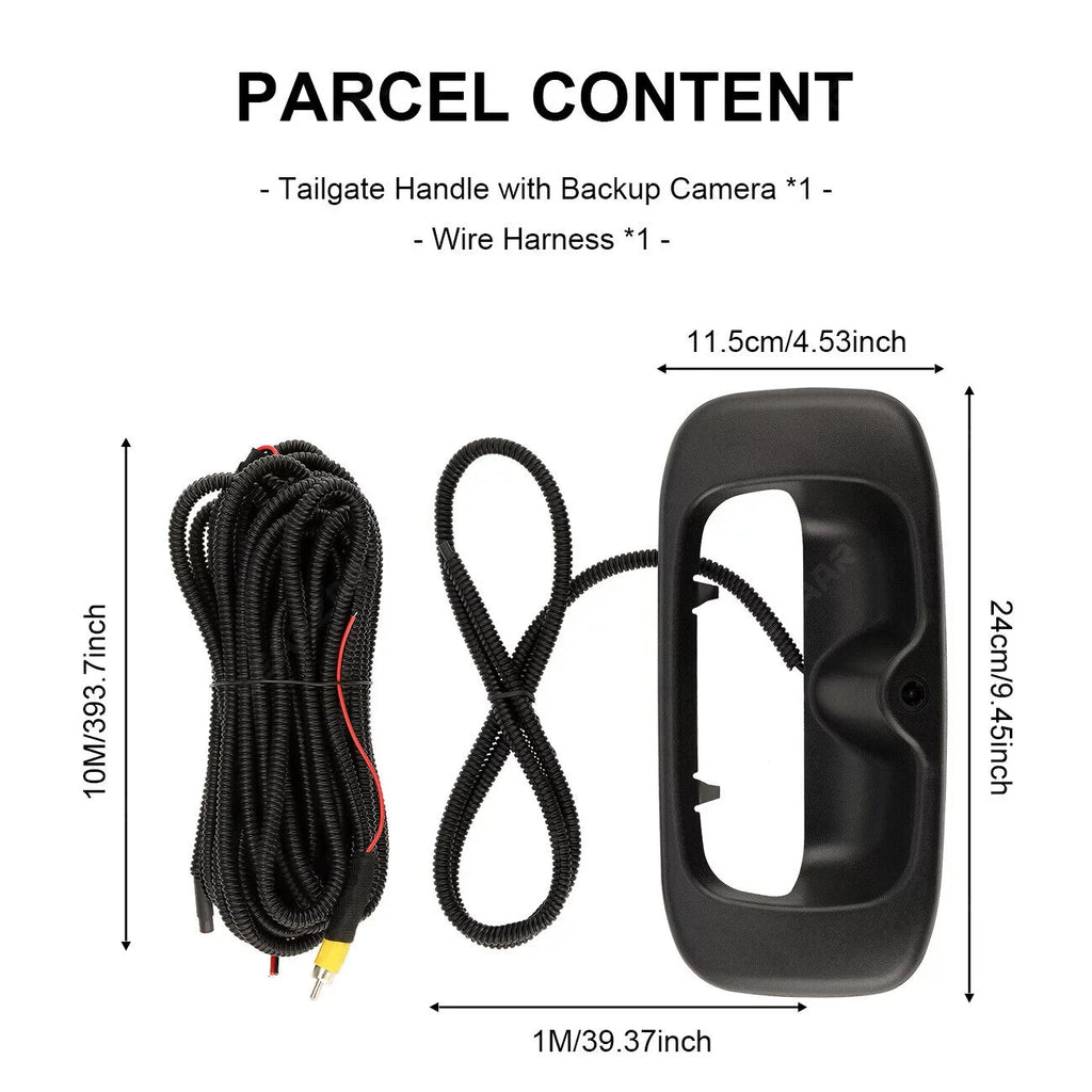 Chevy 1999-2007 Tailgate Camera US for Sierra Silverado Handle w/wire GMC Backup