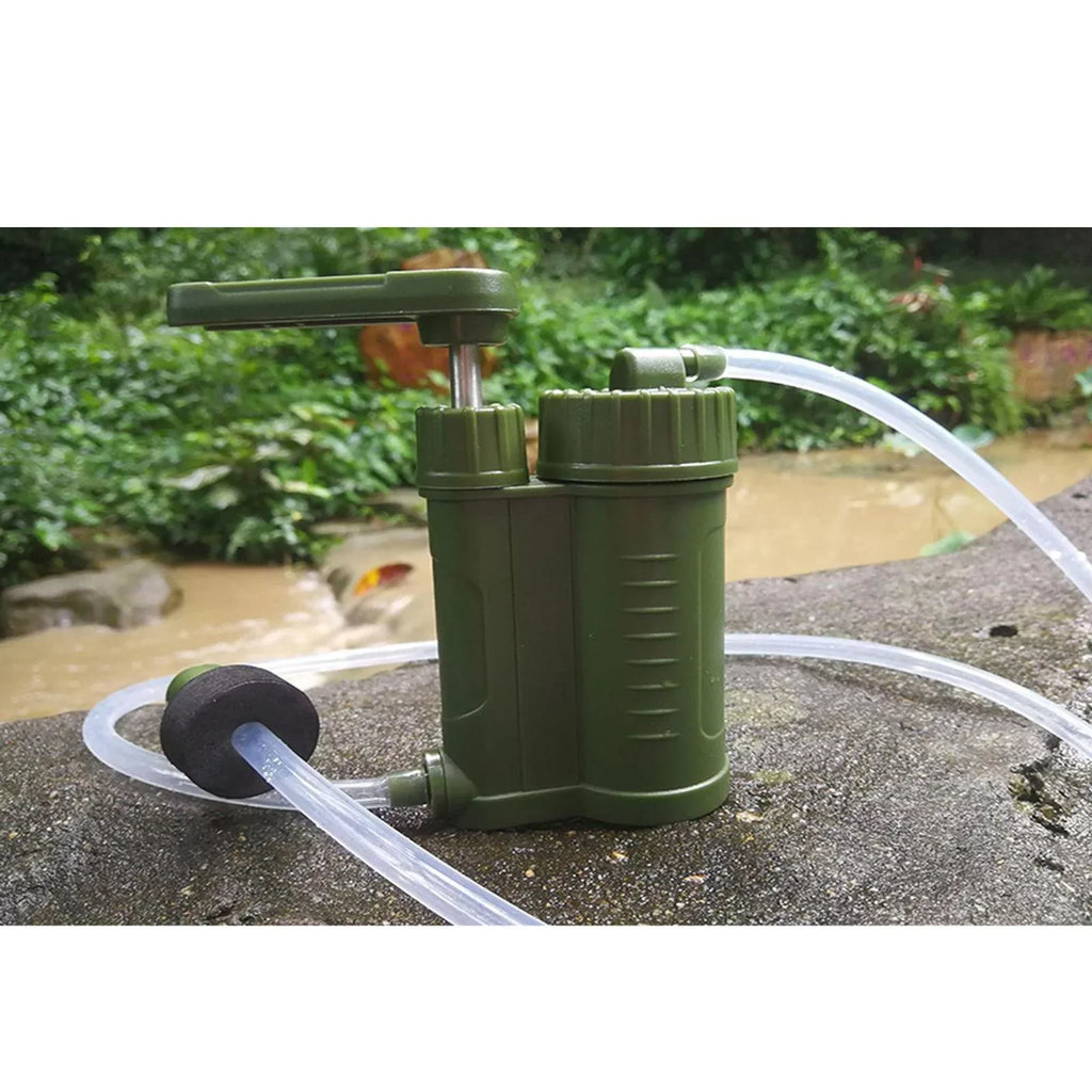 Portable Membrane Assembly, Carbon Filter Personal Internal Water Filter, Camping Fiber and with Water,