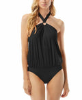 One-Piece MICHAEL KORS Blouson Halter Swimsuit MICHAEL