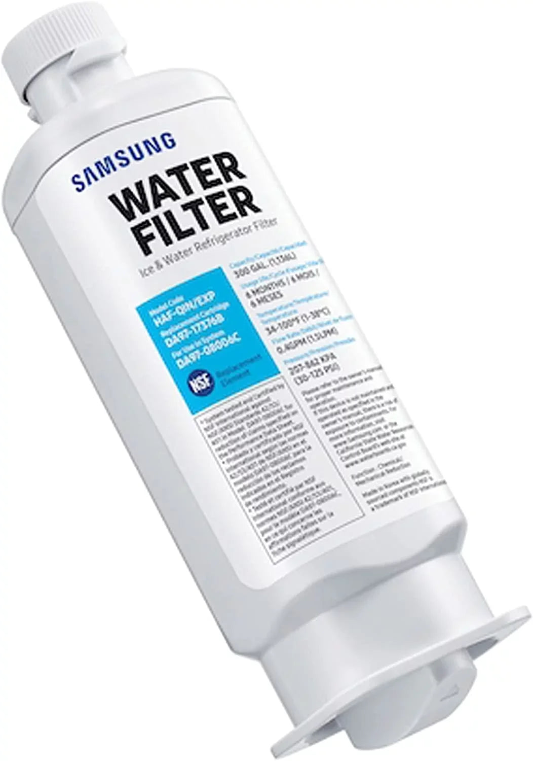 Refrigerator DA97-17376B, Water Replacement for HAF-QIN, DA97-08006C, PACK Filter-3 HAF-QIN/EXP