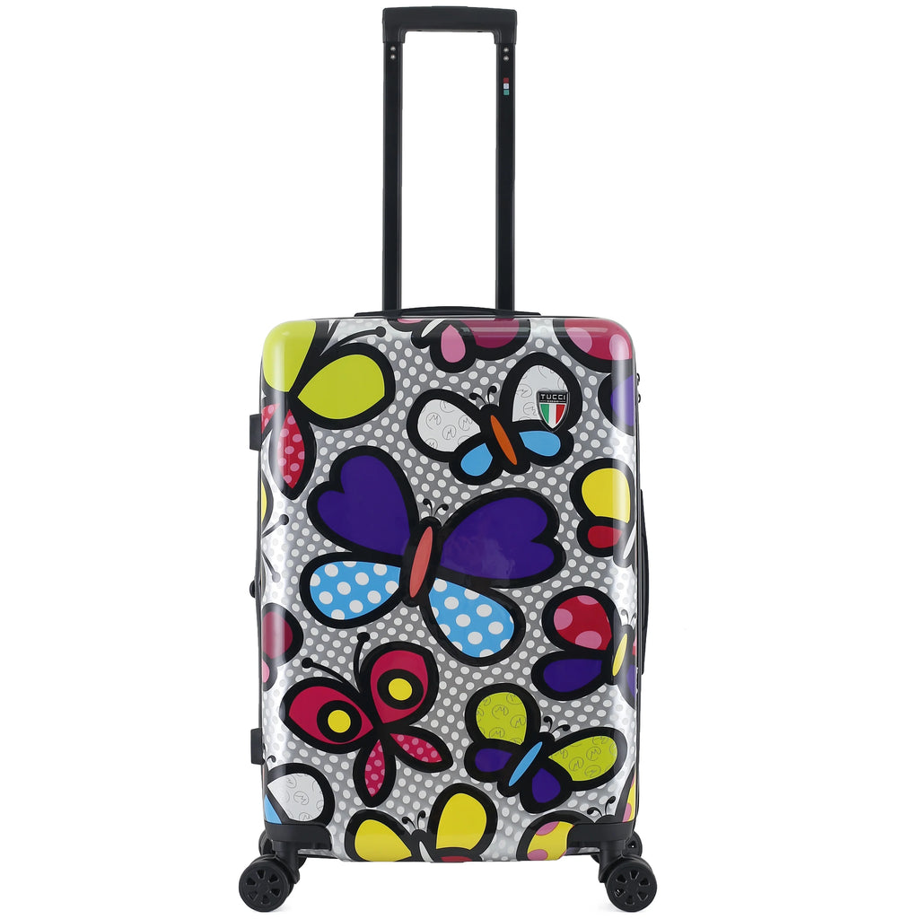 Suitcase Art Butterfly Luggage Italy Pop Pop 20" TUCCI