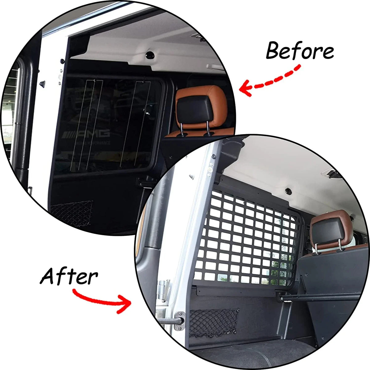 Side Window Shelf Rack 2007-2018 Fits Hanging G Storage Accessories Class Organizer for Mercedes Car Bracket Trunk W463 Car Benz