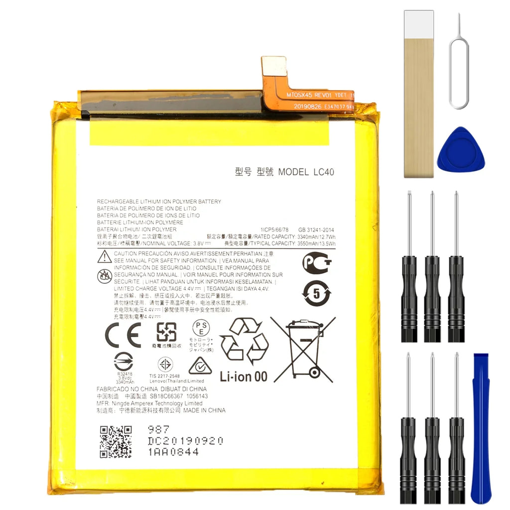Motorola Moto Battery E Replacement 2020 For Sprint LC40 Tool