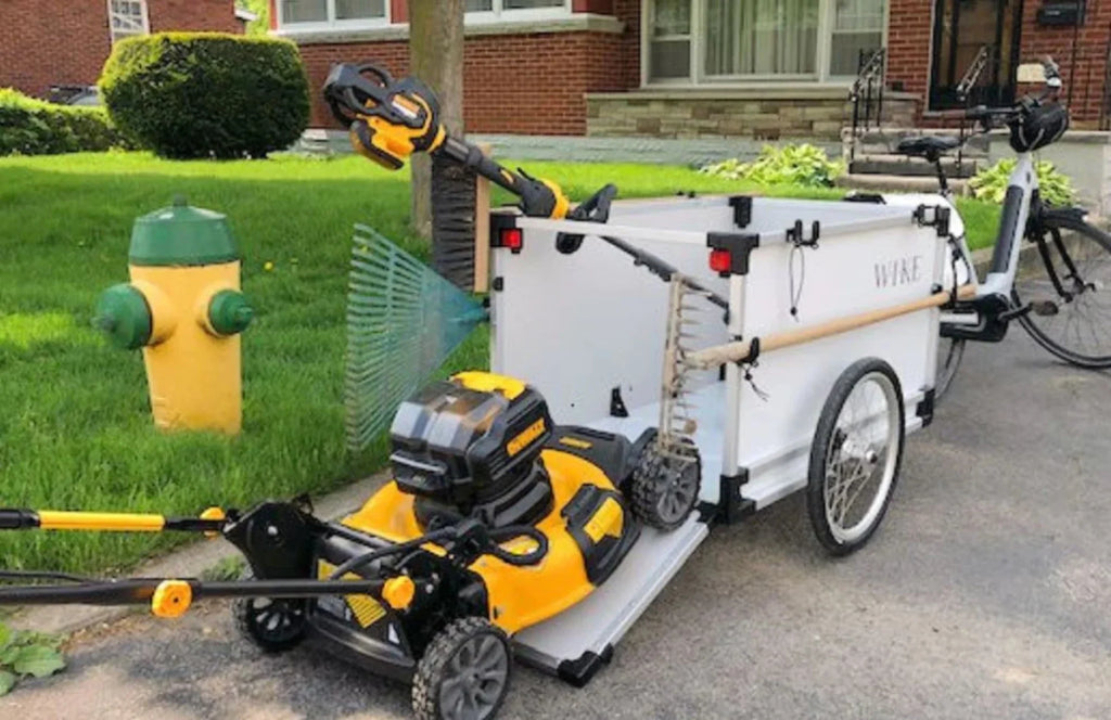 Aluminum Wike Landscaping Bike Utility Cargo Trailer