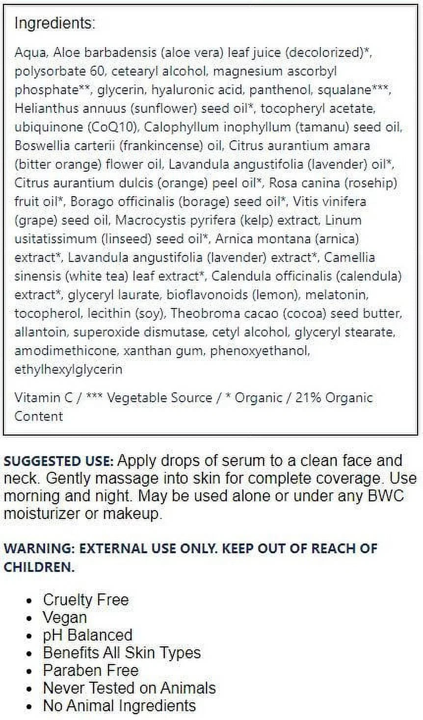 Beauty C, 1-Ounce Serum, Vitality without Vitamin Cruelty