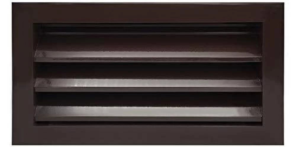 8"h with X HVAC Grille Brown Crawlspace 9.5h Aluminum Crawl Vent & Vent - Outer Mesh for Walls Air & - Dimensions 16"w - x Rain Exterior Waterproof Space Screen 17.5w