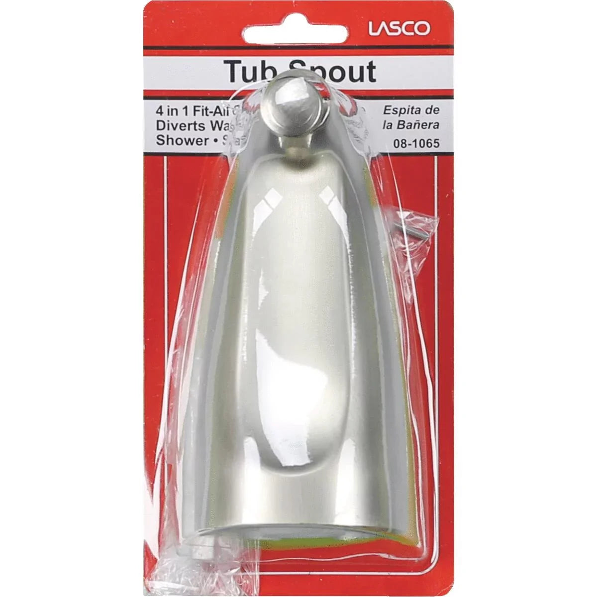 Larsen Spout Style Tub Nickel Supply 08-1065 Bath Universal Diverter Satin