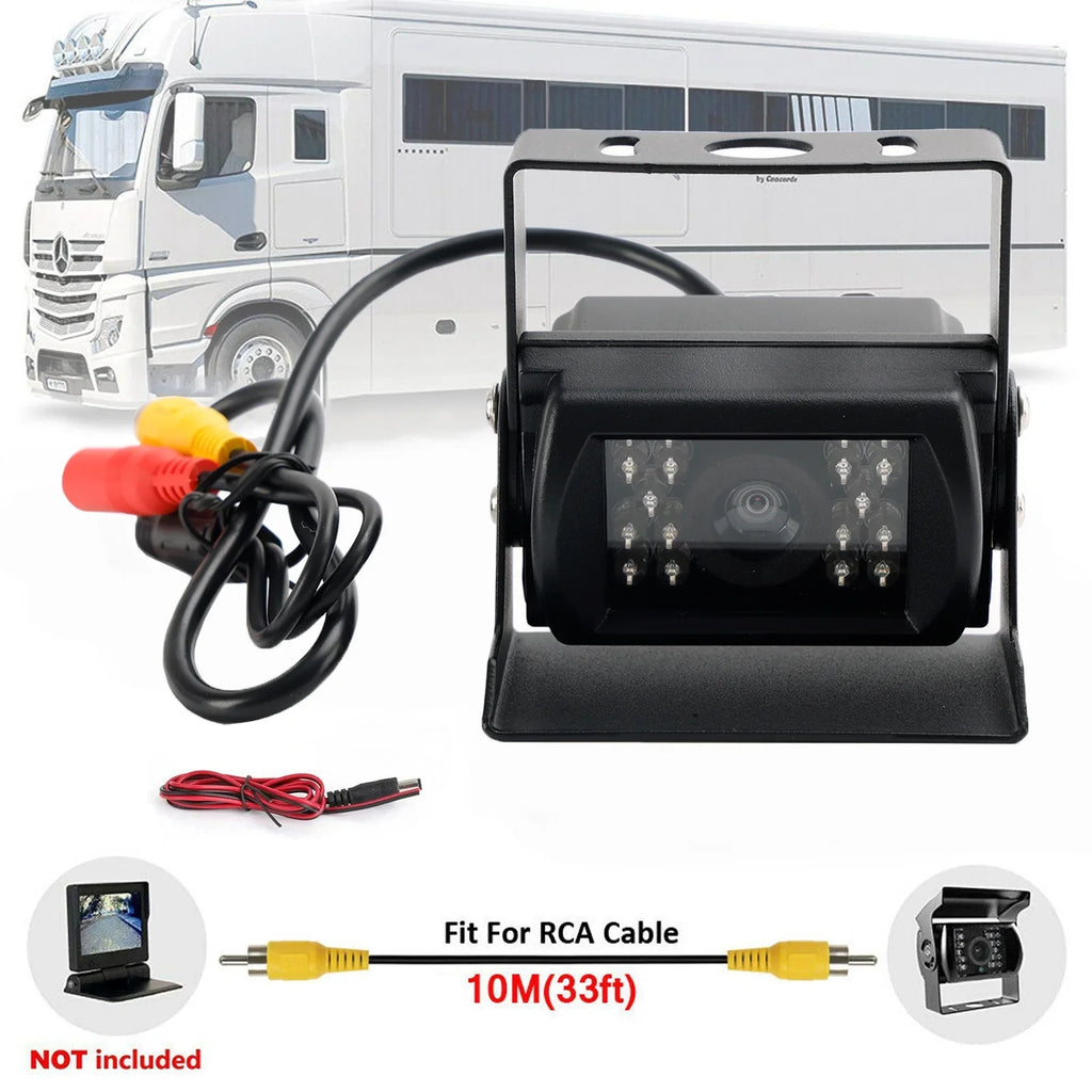 Night View for Camera Truck CCD Rear RV Waterproof IR Van View Backup Bus