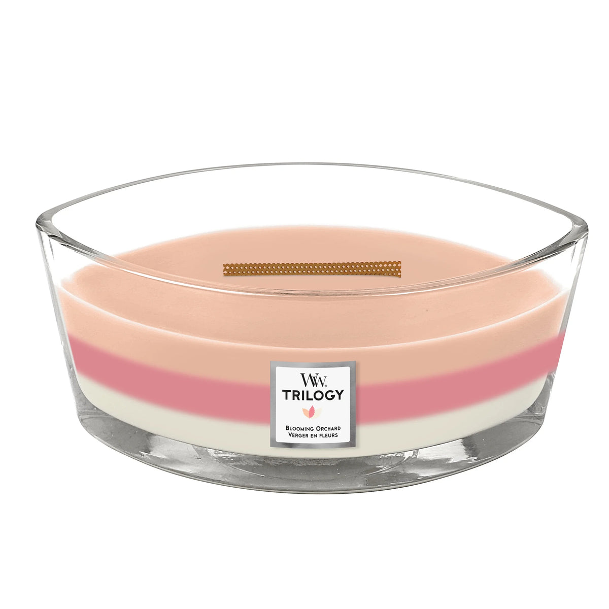Blooming Candle - WoodWick Trilogy Ellipse Orchard