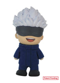 Kaisen 4.5"H Jujutsu Head Satoru Ver Plastic - Movable Gojo Uniform Plush 3