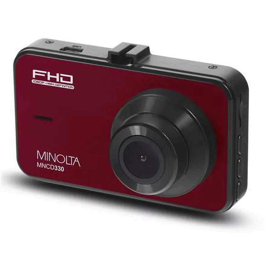 Camera, MNCD330 12MP Red 3.0" Full Dash LCD Screen HD
