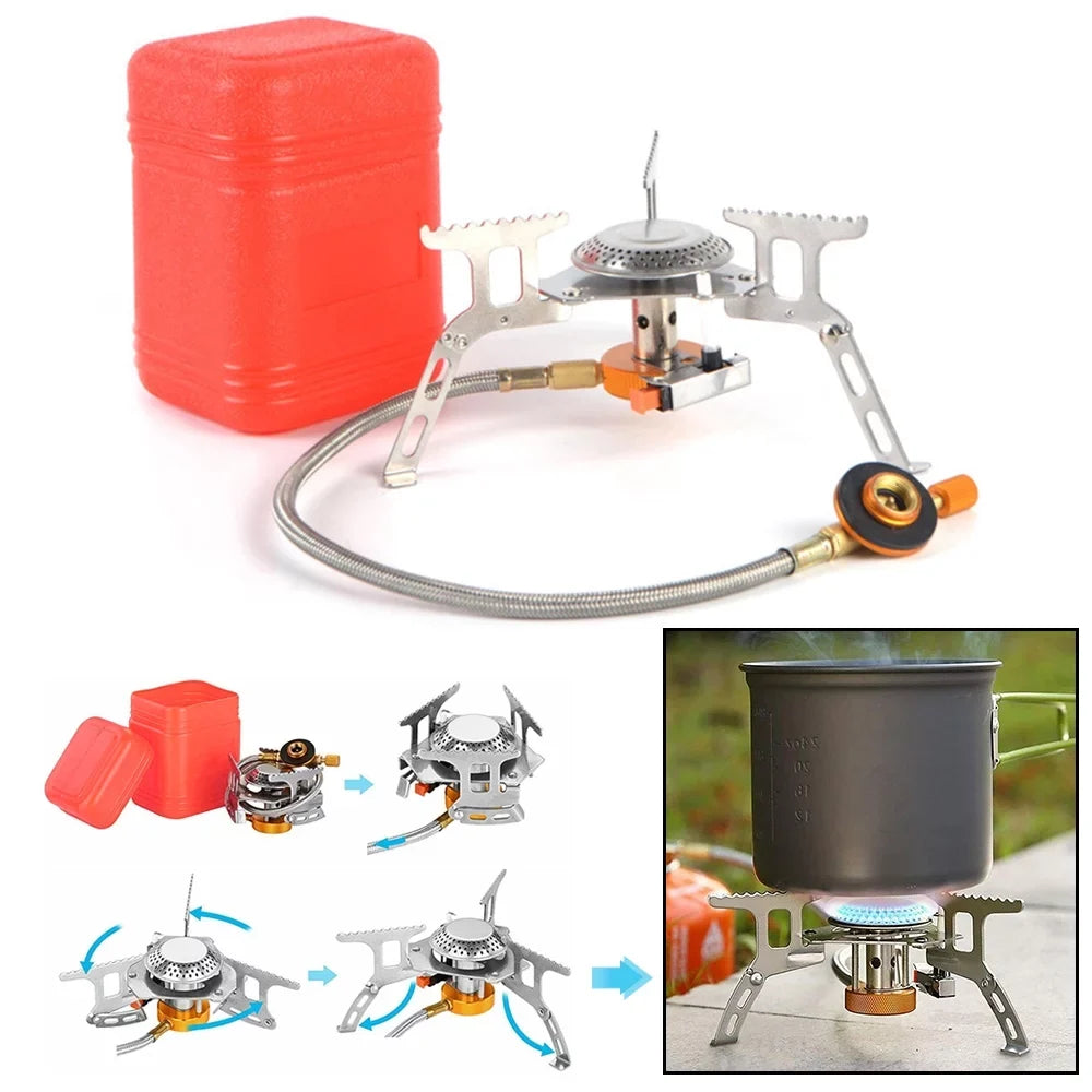 Windproof Portable Silver Lightweight Camping Outdoor, Stoves, for stove Backpacking