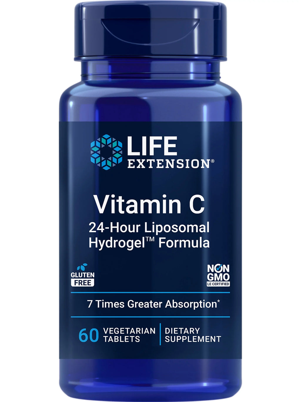 Gluten-Free, Calcium Immune Life C Liposomal Vitamin Supplement Tablets Vegetarian, Hydrogel 24-Hour – Health 60 Vitamin Formula Liposomal with Extension & for Non-GMO - – Skin C