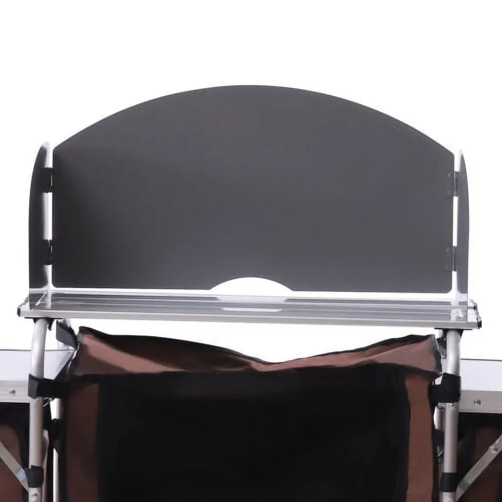 Camping Rack Portable Table Folding Kitchen Storage Table Cooking Cabinet Picnic