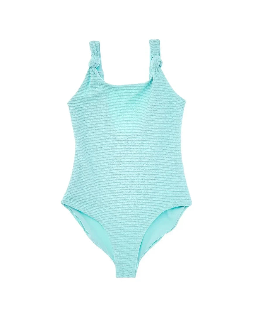 One-Piece Dahl girls Knotted Swimsuit, Bella 10