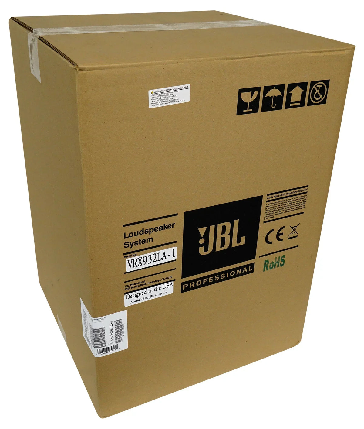 JBL 12" Passive VRX932LA-1 Watt Speaker Line-Array Black 2-Way 800 in