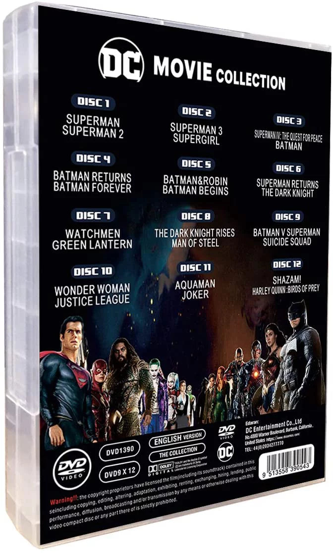 DC Film (DVD) 24 Comics Collection Movie