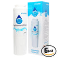 Water Filter KitchenAid Compatible 6-Pack with Filter KitchenAid Refrigerator Replacement Water for Fridge 4396395 Cartridge - KFCS22EVBL5