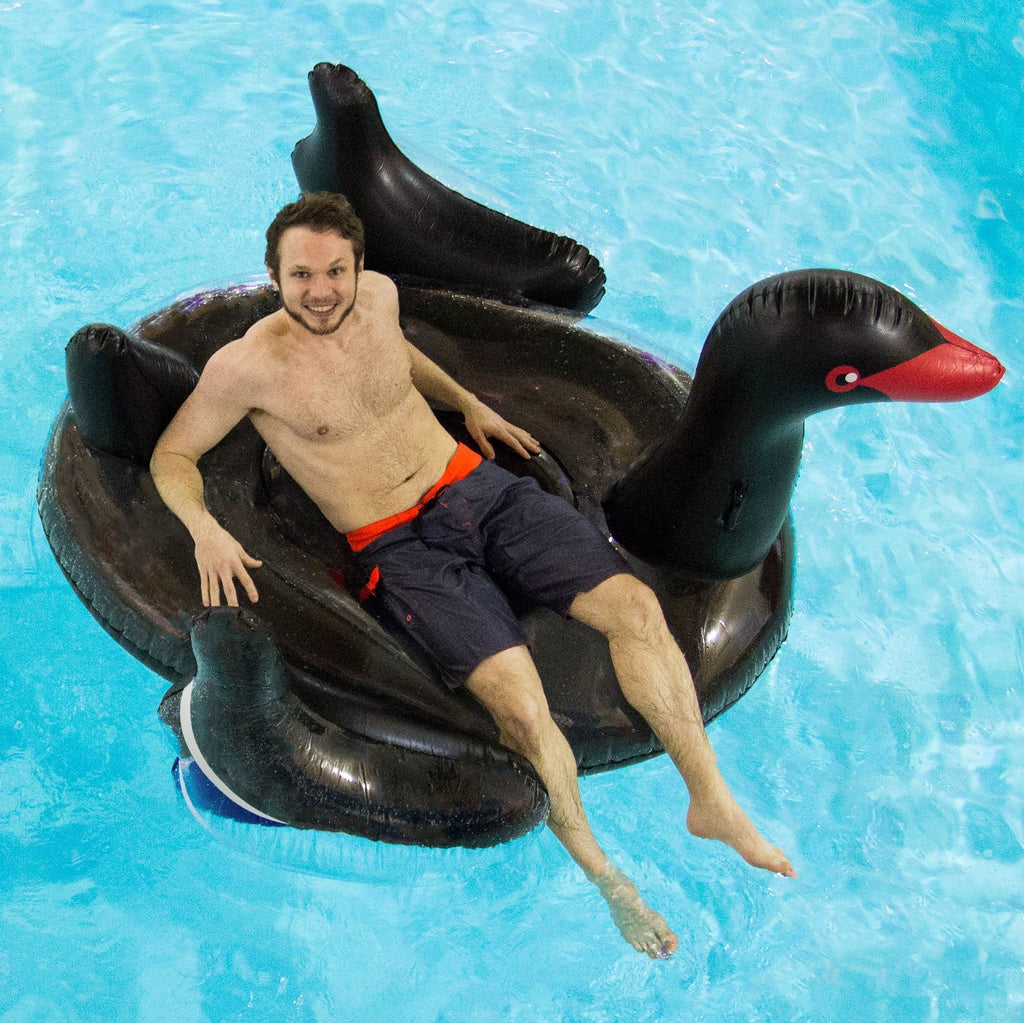Swimline Pool Vinyl Float, Black Giant