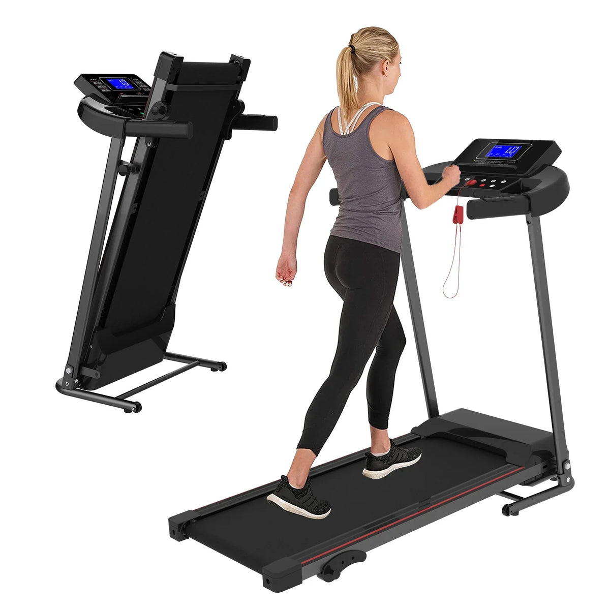 Foldable with Multi-function Electric Gym 250 2.5HP Treadmill LBS Home Treadmill Motor for Capacity