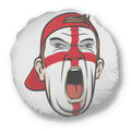 Throw Pillow Cap Makeup Home England Round Flag Facial Cushion Screang Head Decoration
