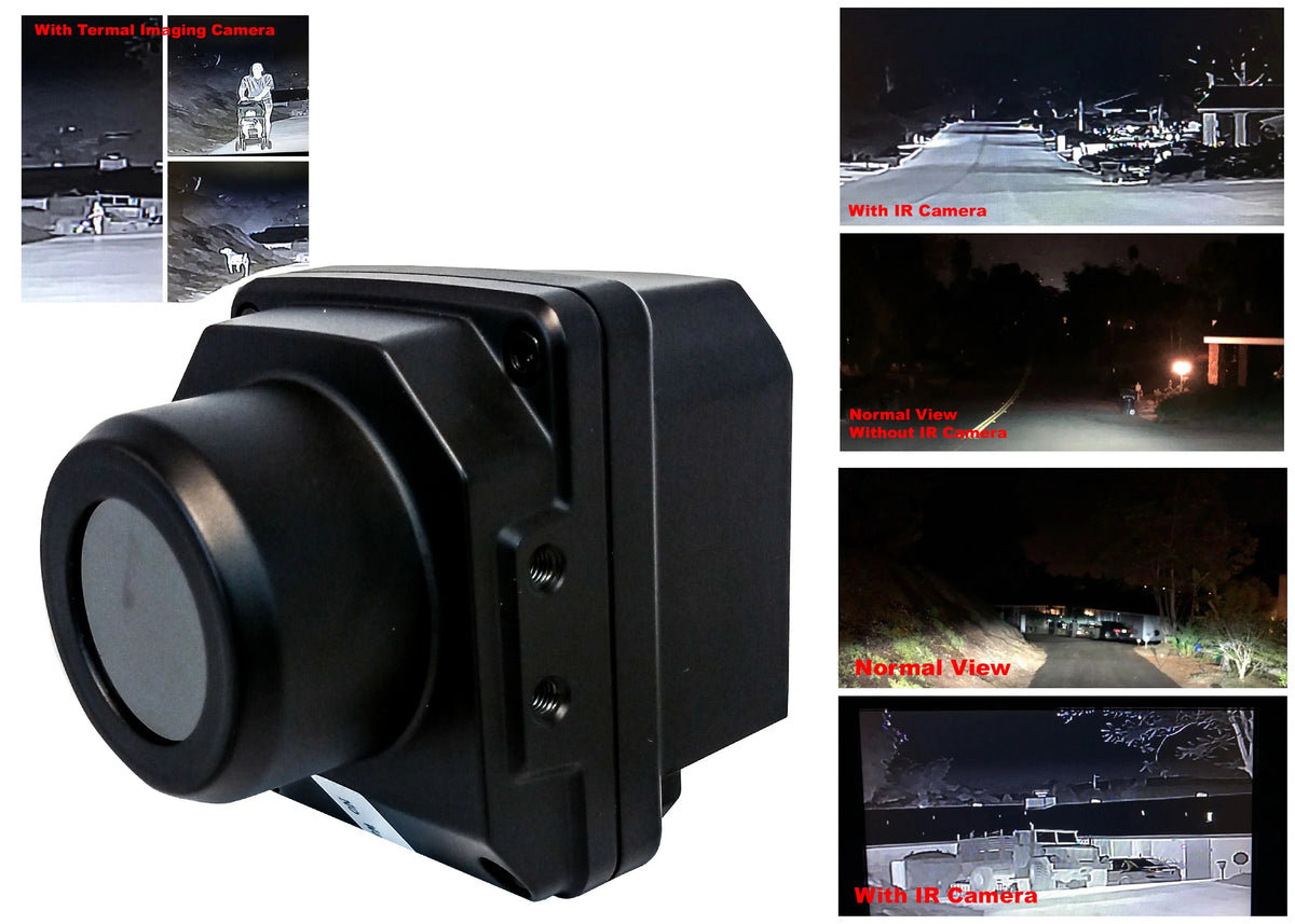 SPEEDIR Thermal Vision Automobile Digital Sensor Night System Imaging Driving Camera IR Infrared Heat Assistant
