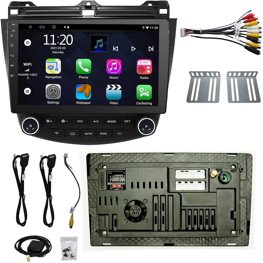 2005 Stereo Auto Accord for 2003 Car Featuring 7th Inch Binize 2004 Honda 2006 CarPlay&Android Android10 10 2007