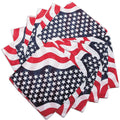 Patriotic Colors, of Pack 12 Bandanas,