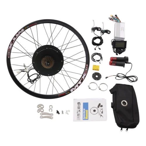 Electric Bicycle Wheel Motor Conversion 72V 29" 560rpm E-Bike 2000W Rear Kit