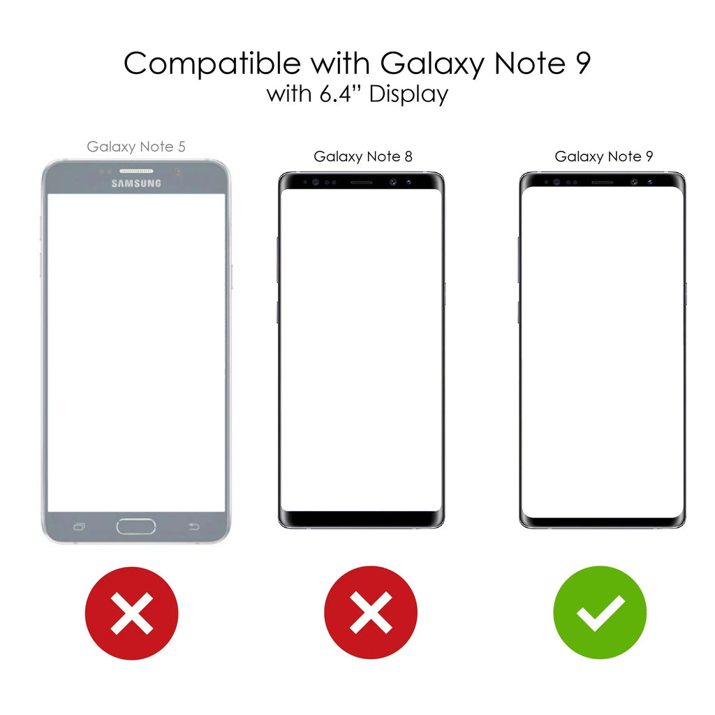 9 Screen Leaves - for DistinctInk Note Hope & Case Cross & TPU Galaxy Faith, Glass Shockproof Love Samsung - Acrylic Clear Back, Hybrid Protector - Tempered Bumper,