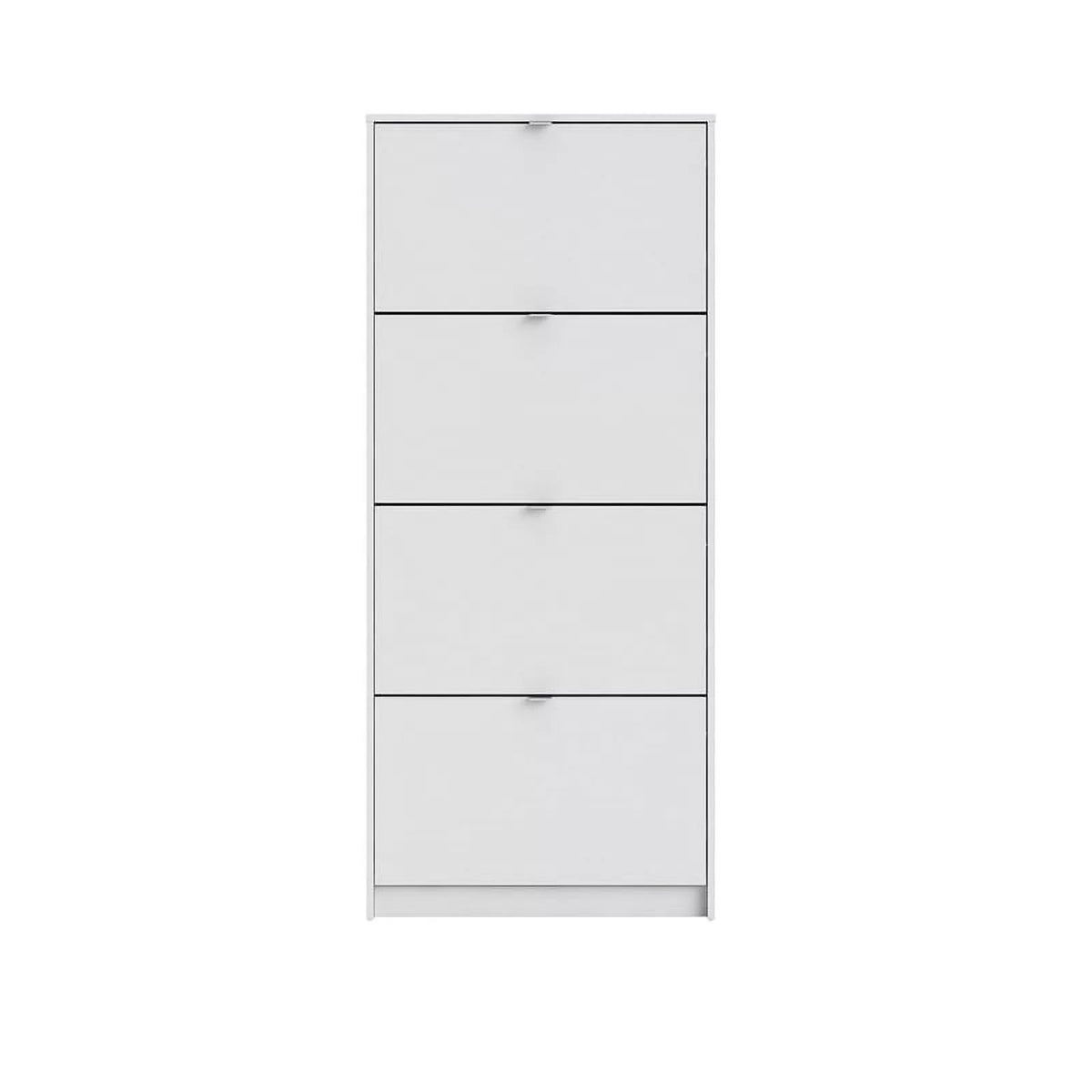Drawer Contemporary Shoe in White Cabinet Allora 4