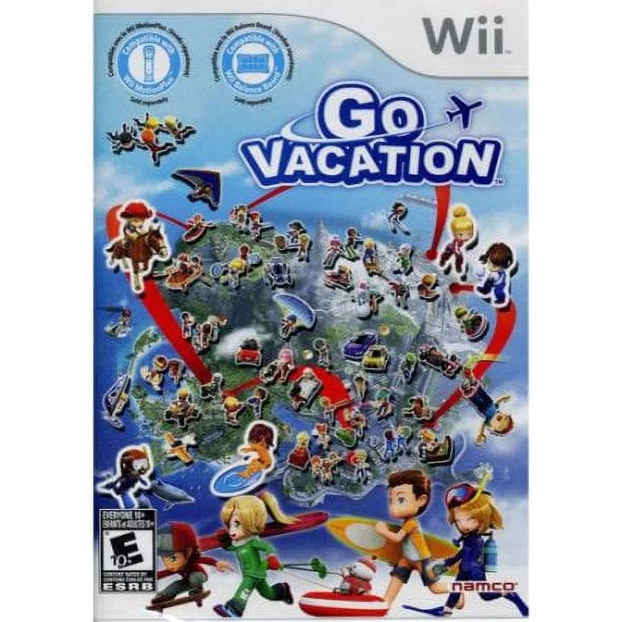 Namco, Go 00722674800280 Vacation, Bandai Nintendo Wii,