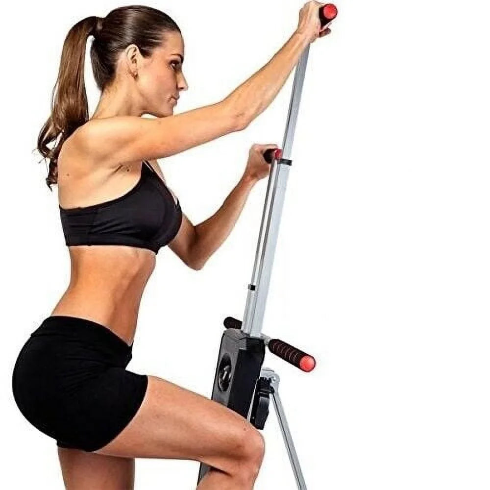 Fitness Total At-Home Counter for Built-in Maxi Home Body Climber Machine Exercise and with Workouts Guides Gym Comprehensive