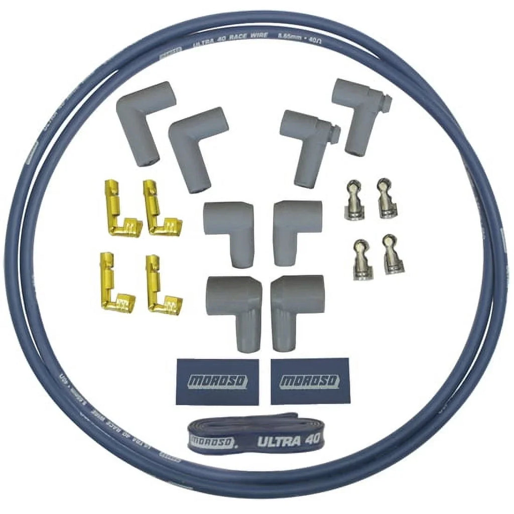 40 Coil Wire Moroso Sleeved M28-73241 Replacement Ultra Kit