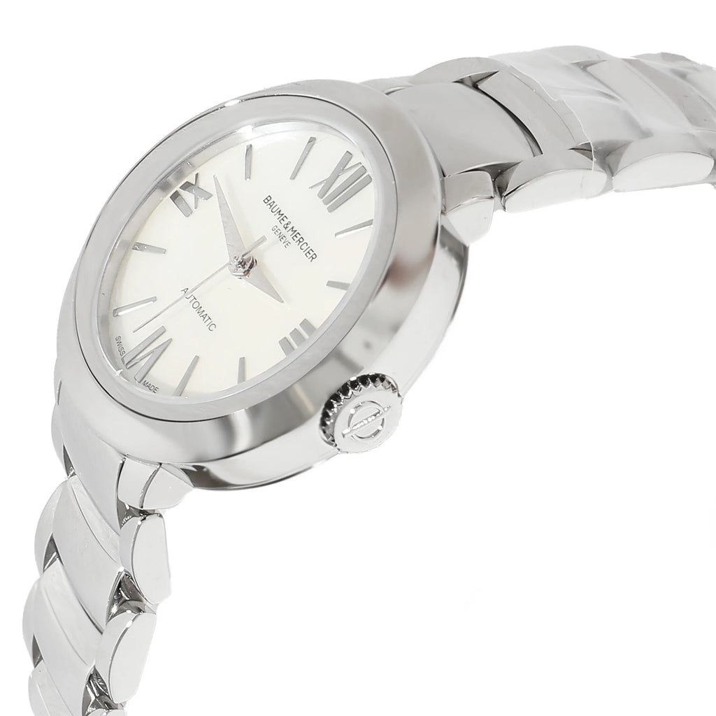 in Women's Pre-Owned MOA10182 Steel Mercier & Promesse Stainless Watch Baume