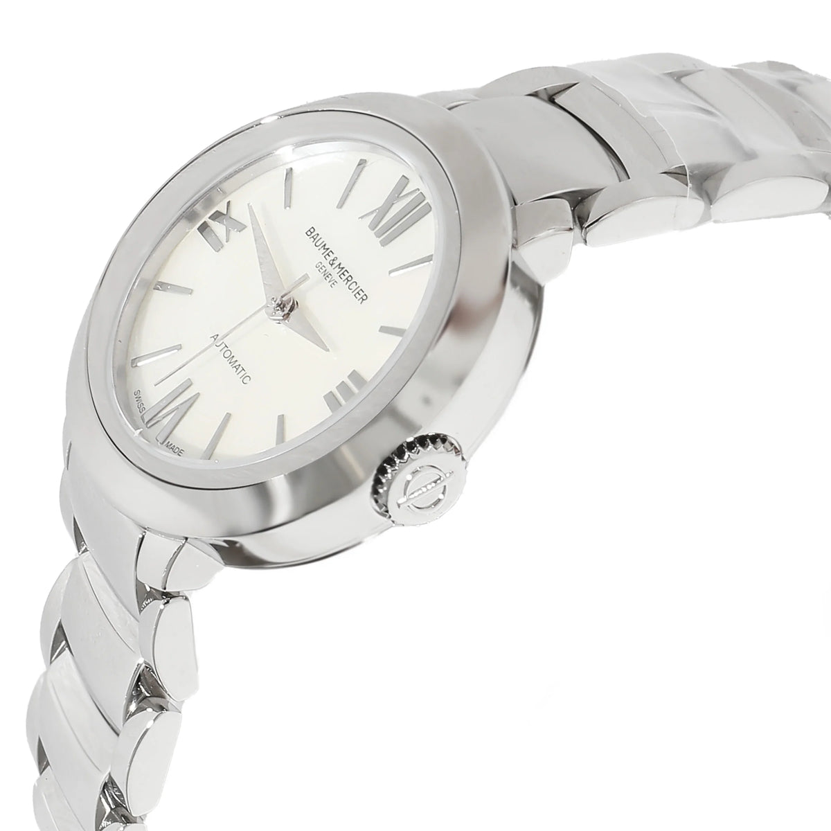 in Women's Pre-Owned MOA10182 Steel Mercier & Promesse Stainless Watch Baume