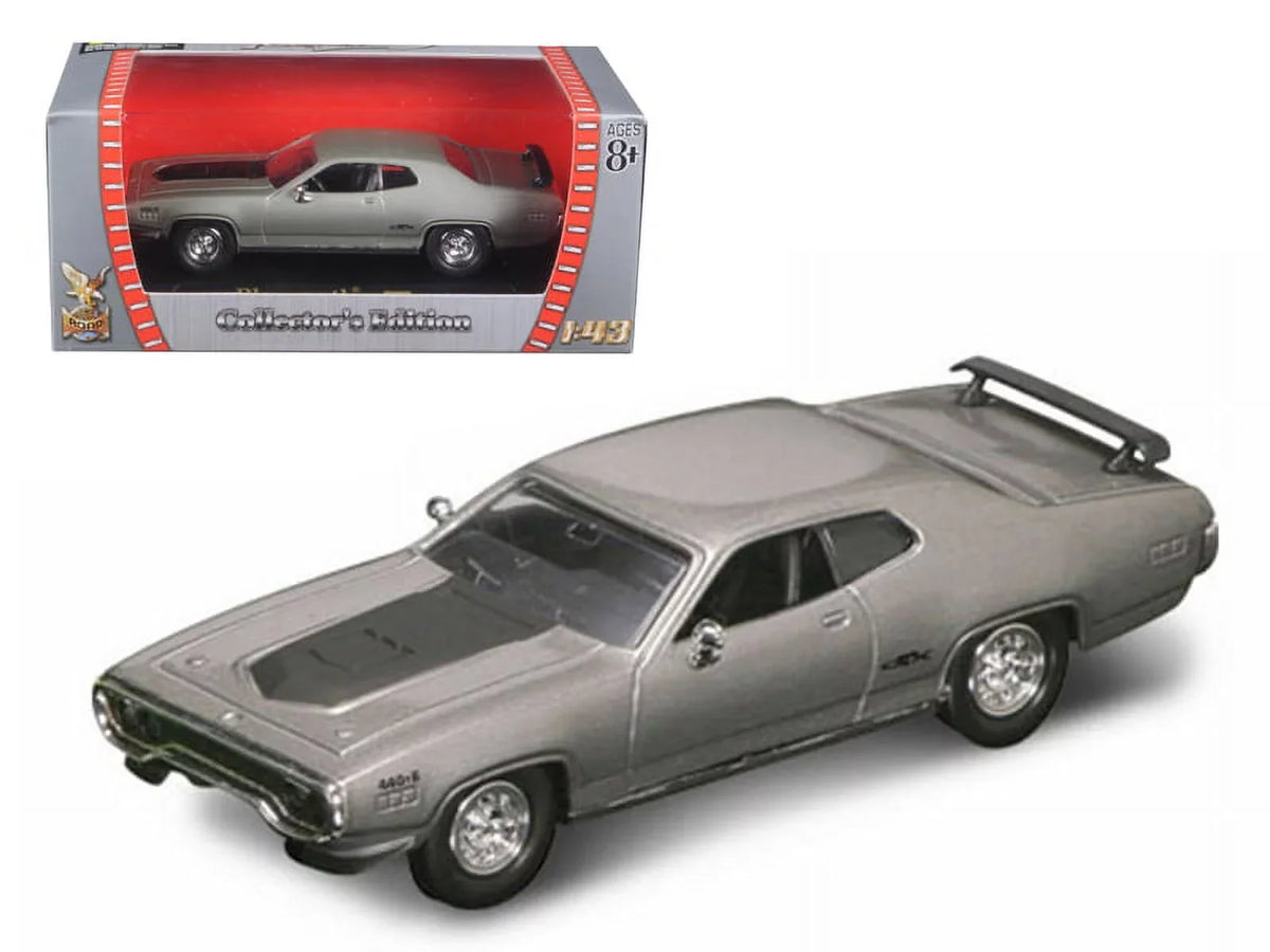 Car by 1971 Model Diecast Plymouth 1/43 6 Signature Silver GTX Road 440 Pack Diecast
