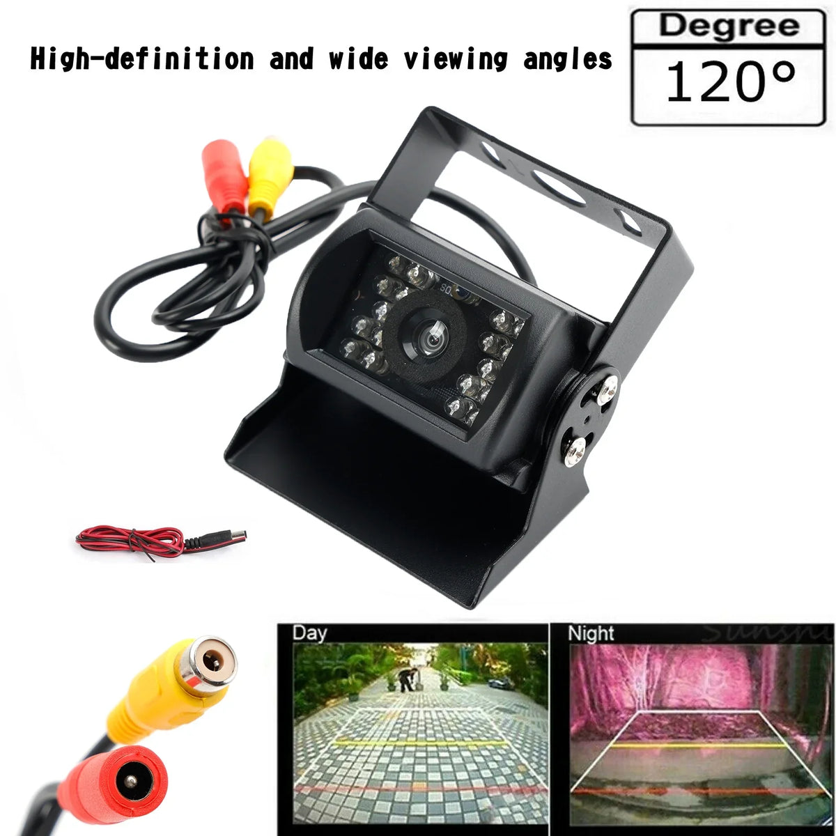 Night View for Camera Truck CCD Rear RV Waterproof IR Van View Backup Bus