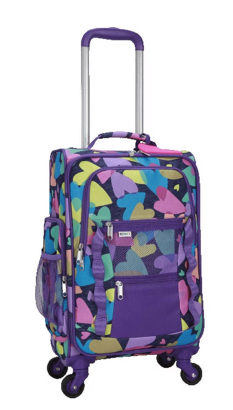 PC SOFTSIDE WITH CRCKT SPREAD CUBE 3 AND LUGGAGE TAG PACKING LOVE