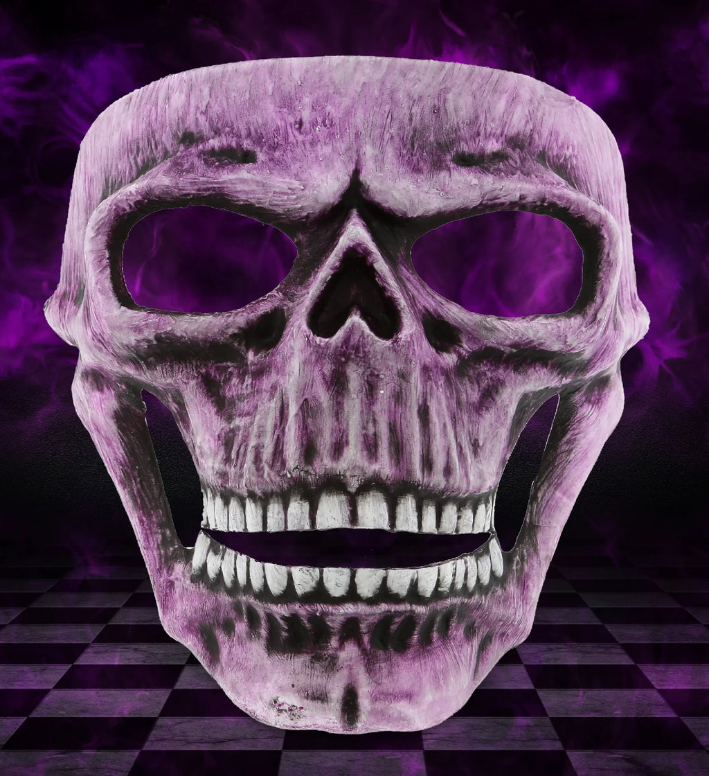 Perfect Pink Mask Skeleton and Full Attitude Men Inspired Skull Conventions, and Events for - Parties, Face Women, Mask Horror-Themed Mask Costume for Studio Accessory, Halloween, Steampunk Costume