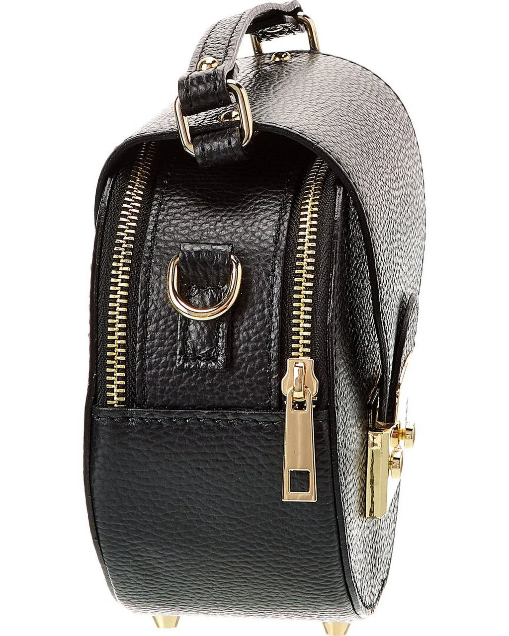 Crossbody, Leather York Persaman Black New Aline