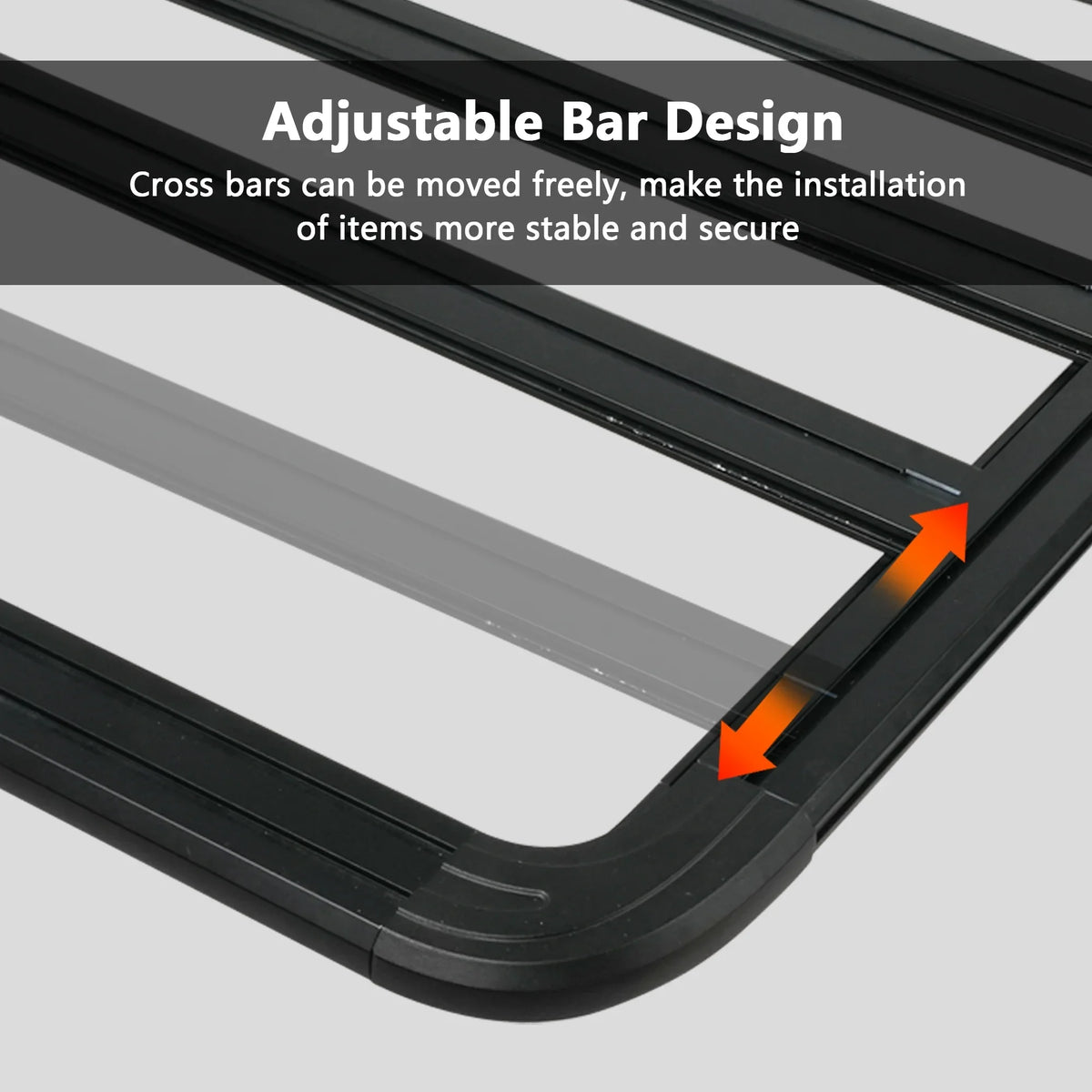Cargo 660lbs Universal SUV Roof Max Fits System Cars Aluminum Car Platform, for Load, Carrier Black Rooftop Truck 67"x52"