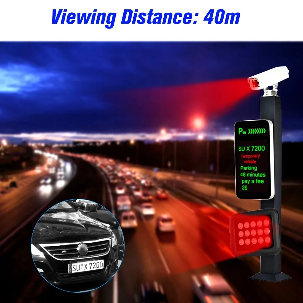 Vision, Outdoor Angle Long Suitable LEDS CCTV Waterproof, IR for Illuminator, 15pcs Array Infrared Wide Range Night Cameras