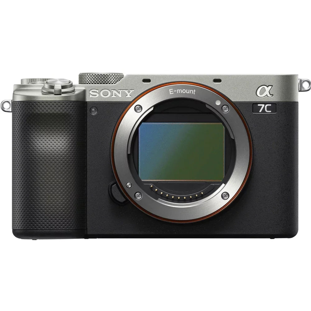 '+ a7C Accessory Za (Silver) Alpha 55MM Fe Mirrorless Digital Camera F/1.8 Kit Sony Lens