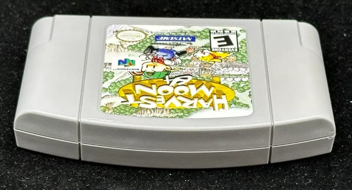 Only Harvest 64 Nintendo N64 64 Moon NATSUME- Genuine Cassette