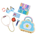 Check Cloud Stethoscope, Preschool, , Bag Play Up for Kids, Set, Bandage, Toy Doctor toy Stickers, with 7 Ages 3+ Doctor's Toys and Set, Doctor's Playset Syringe, Bluey Pieces, more