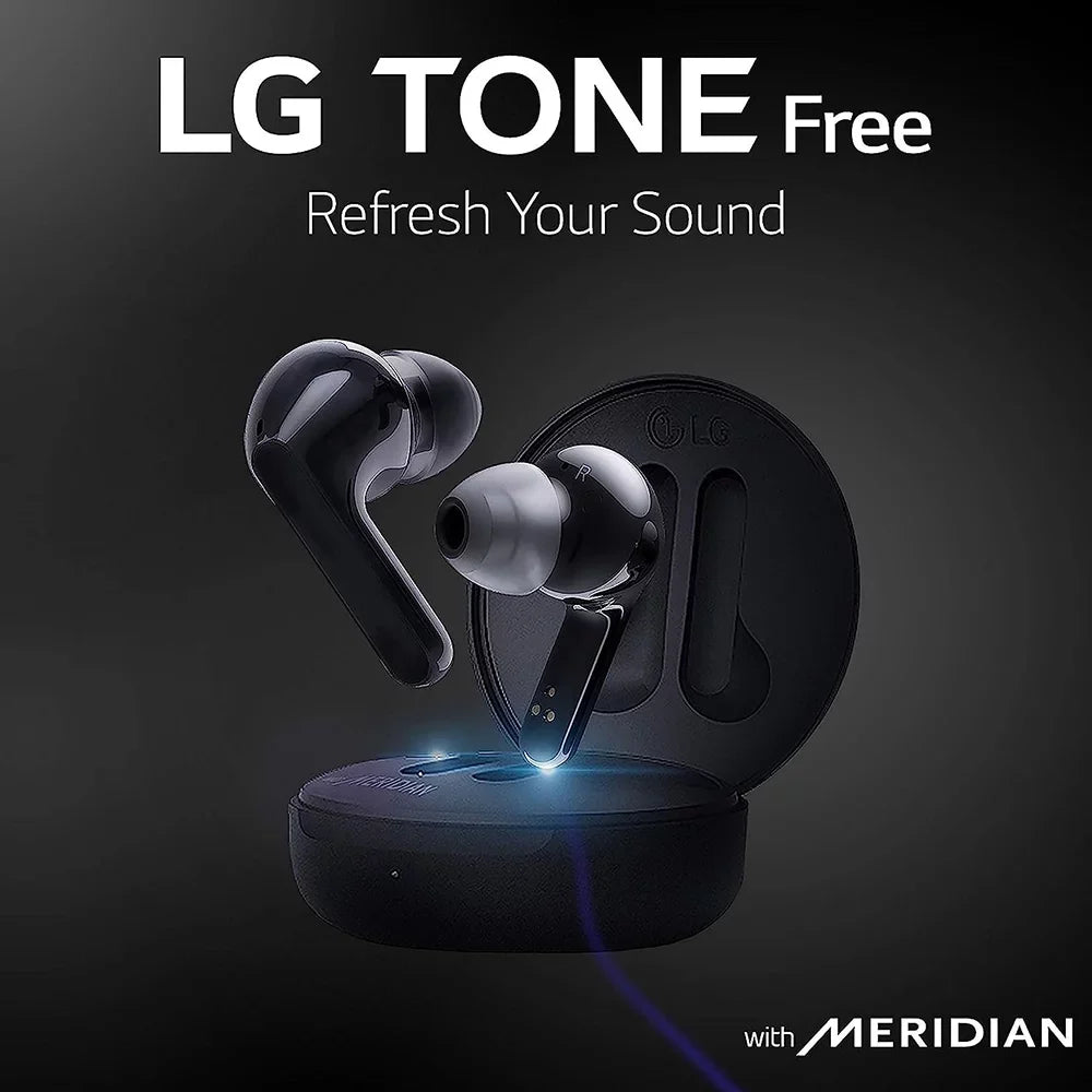Wireless Wireless Dual Box Sound, Black Work/Home FN5W and True Compatible, Open Free for Bluetooth Earbuds with - Noise Android Meridian Office, TONE Microphone LG iPhone Reduction, Charging