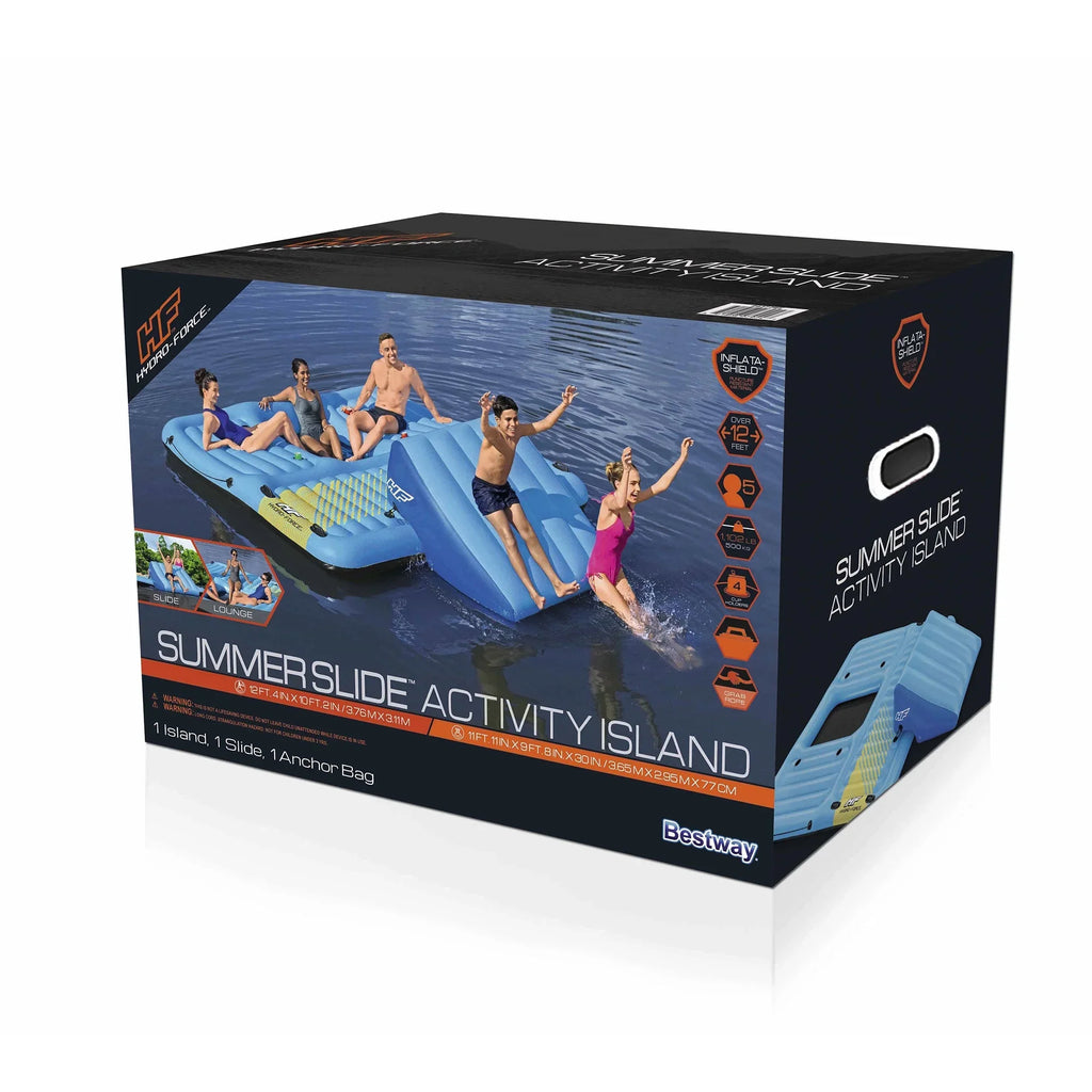 Summer Bestway Person Activity Inflatable Slide Force Hydro 5 Blue Island,