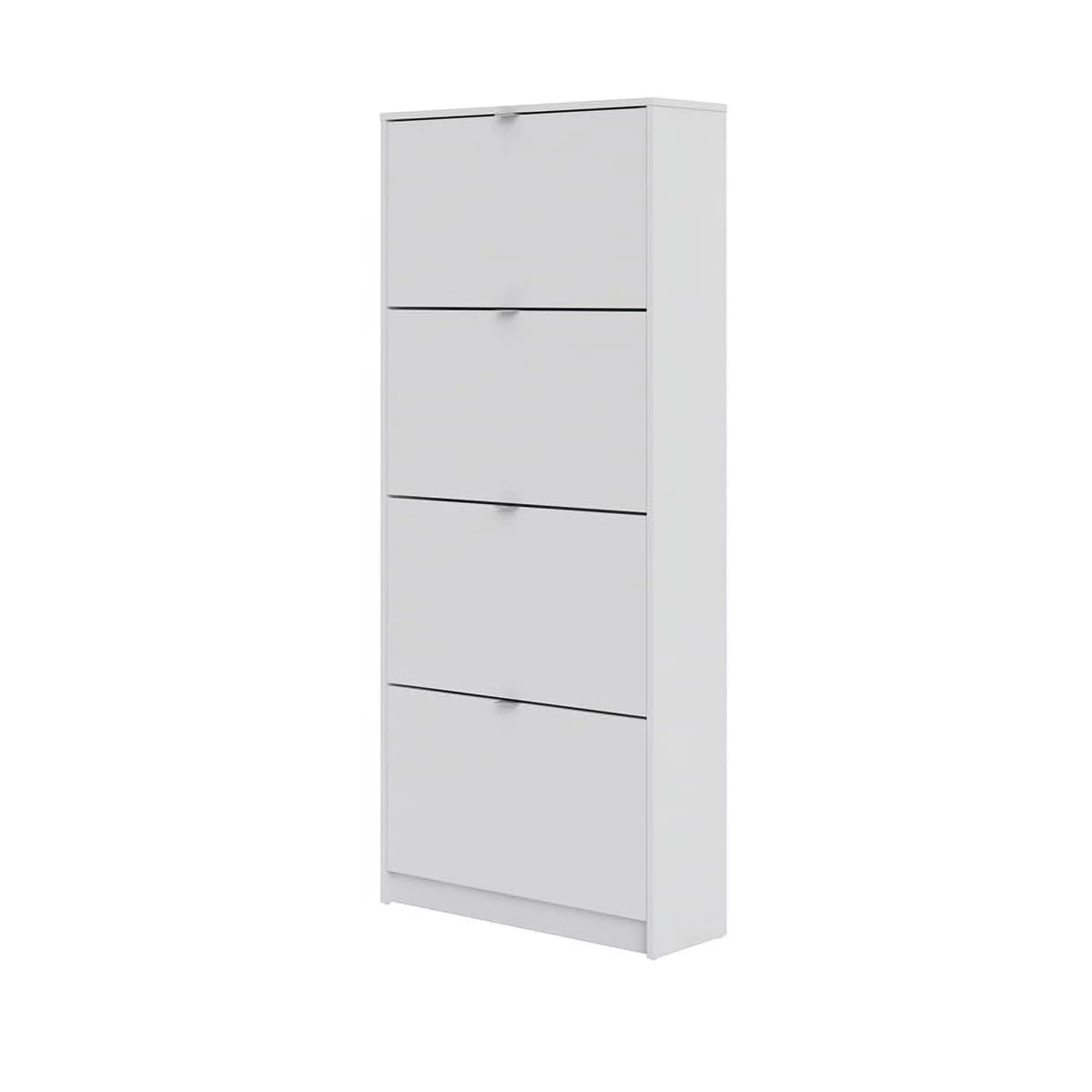 Drawer Contemporary Shoe in White Cabinet Allora 4